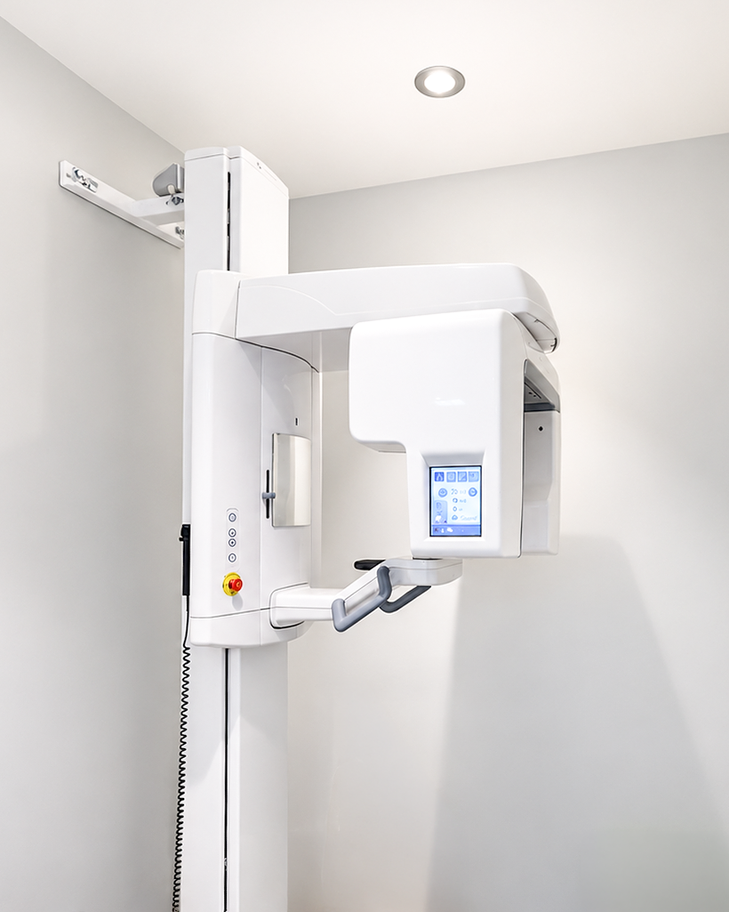 Panoramic dental X-ray machine